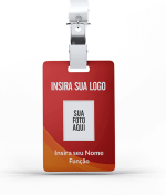 Crachá Personalizado Impressão Frente - Imagem 4